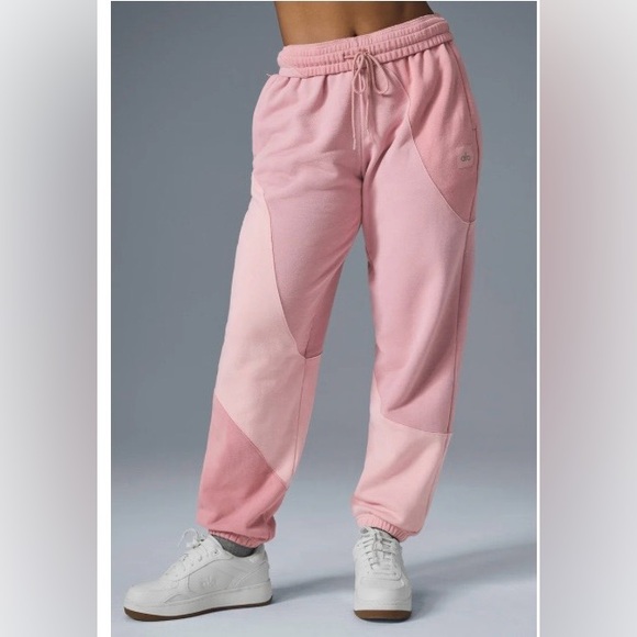 Alo yoga make waves sweatpants Sunset Pink Tonal medium - Picture 1 of 13